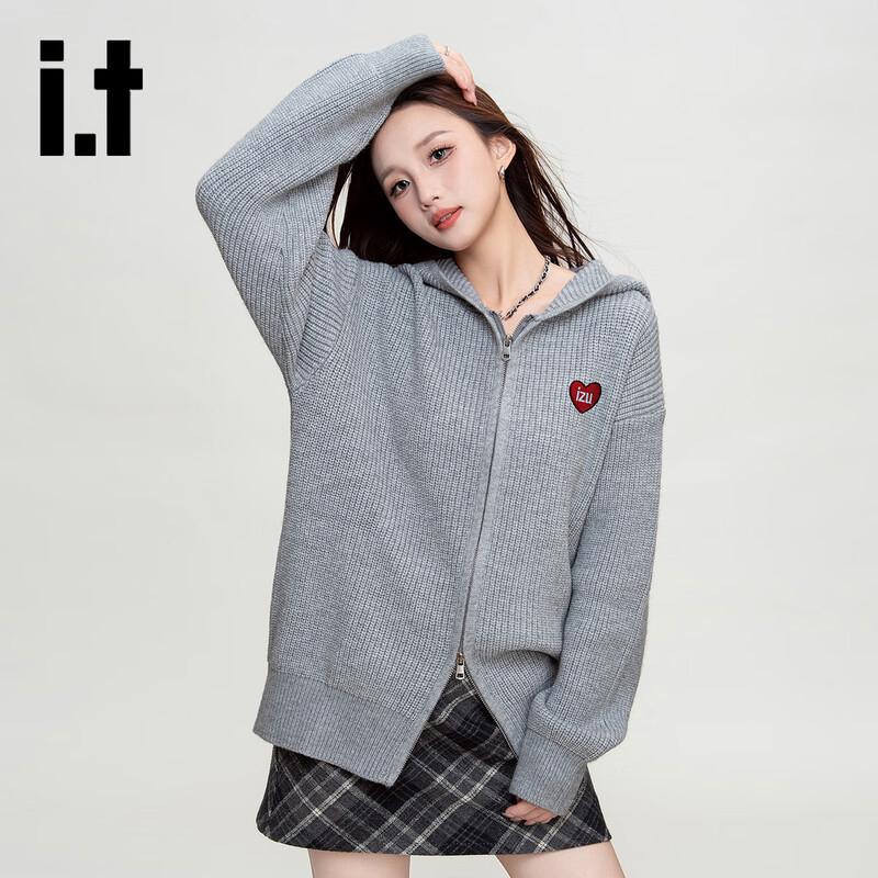 Женский худи на молнии izzue