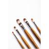 Filbert Paint Brushes Set/Handmade Professional Artist Painting Brush Set for Acrylic, Watercolor, & Gouache Painting with Brush Holder