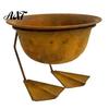 Garden Tabletop Decoration Metal Bird Foot Planter Bowl, Vintage Chicken Duck Paw Base Small Succulents Style Iron Pot, Rustproof Flowerpot