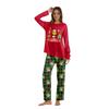 Christmas Prints Family Matching Long Sleeve Tops+Pants Set Family Matching Sets