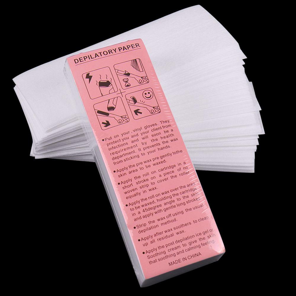 100Pcs/set Beauty Skin Care Smooth Body Cloth Depilatory Non-Woven Waxing Strips Hair Removal Paper