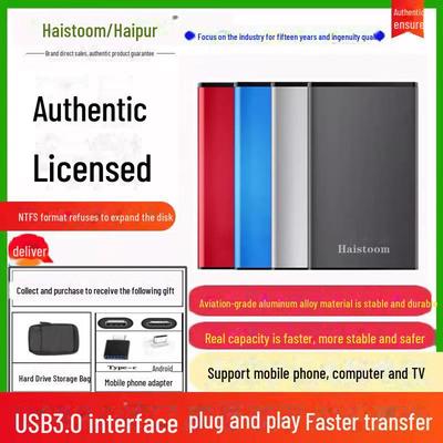 Мобильный жесткий диск High-Speed 3.0 емкостью 2 ТБ, совместимый с Mac емкостью 1 ТБ, внешний портативный накопитель емкостью 320 ГБ/500 ГБ с шифрованием