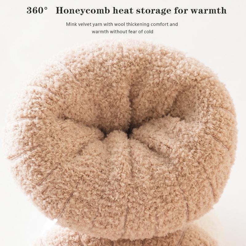 3 Pairs/Lot Baby Socks Autumn Winter Thick Newborn Socks Coral Velvet Infants Mid Tube Socks Children Socks For Boys And Girls