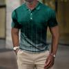 Мужская летняя рубашка для гольфа с принтом Botton, короткий рукав, мужская повседневная модная рубашка