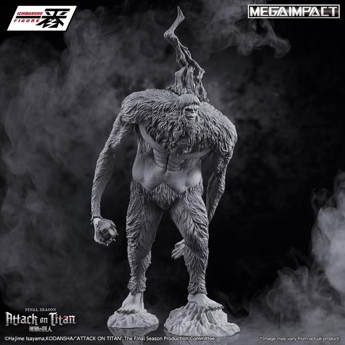 Ichiban Kuji Attack on Titan -Each One's Resolve- Last One Award Beast Titan Figure -Battle of Heaven and Earth ver.- Multicolor