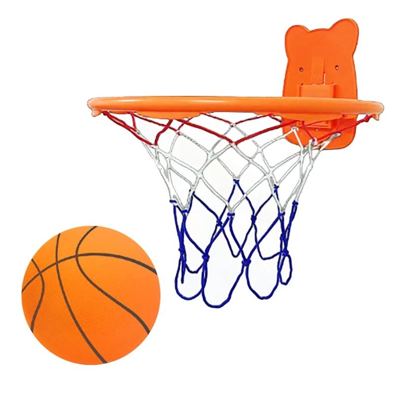 Mini Indoor Basketballs Hoop Kids Small Basketballs Hoop Wall Mount Dunks Rims Hanging Boards with Mini Basketball Kits