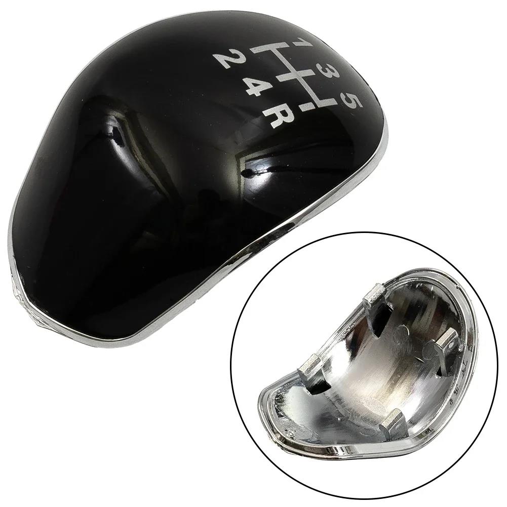 New Gear Knob Cap Gear Knob Cover 5 Gears ABS Plastic Black Cap for Ford 2007 - 2013 for Ford Fiesta 2008-2016Good product