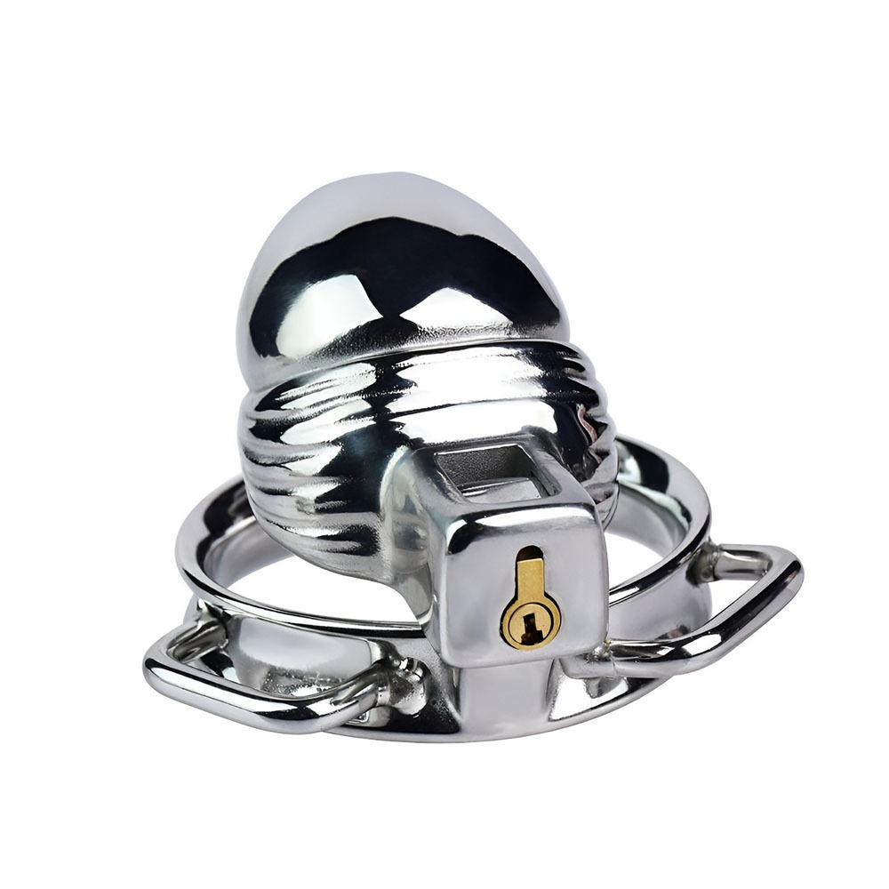 Unique Appearance Design Small Chastity Cage Stainless Steel Male Chastity Devices Adult Sex Toys for Men Penis Urethral Lock