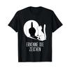 Waving Cat Shadow Cats Recognize The Signs T Shirt Black Vintage Comfortable Designer Clothes Graphic Stylish Streetwear