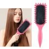 Curl Defining Hair Brush Soft Bristles Scalp Massage Women Curly Hair Shaping Styling Detangling Comb