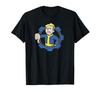 Fallout Vault Boy Палец вниз Круг Шестеренка Логотип Видеоигра Футболка