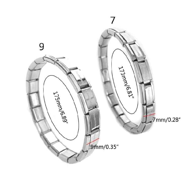 Модный браслет из нержавеющей стали, итальянский шарм, женские ювелирные изделия, эластичный эластичный спортивный германий для браслета