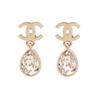 Классические серьги с кристаллами Double C Женские серьги Золотые AB7586-B07402-NG508