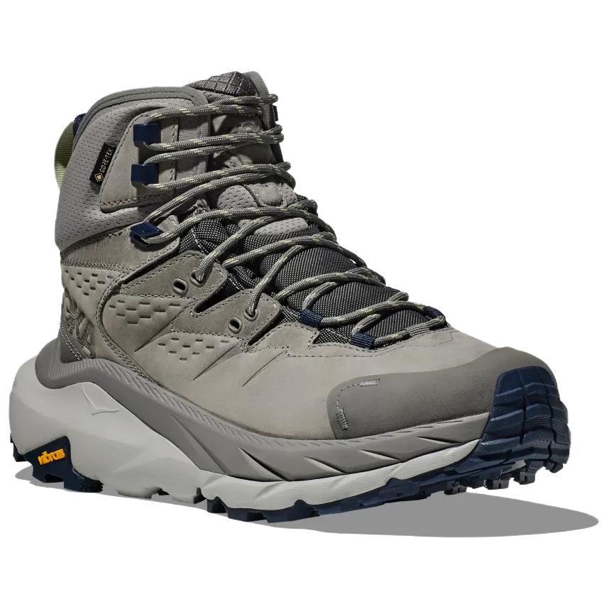 HOKA One One Kaha 2 Нескользящие износостойкие Высокие походные ботинки Мужские Серые 1123155-ADS
