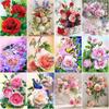 New 5D DIY Diamond Painting Flower Diamond Embroidery Scenery Cross Stitch Crafts Full Round Drill Home Decor Manual Gift