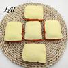 Sliced Bread Fidget Toys 1/2Pcs Simulated Toast Stress Relief Toy Squeeze Sensory Toy Soft Stretchy Fake Food for Kids Teens Adults Desk Reliever