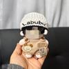 [Cloth Only] 16cm Plush Doll Clothes Set, Circle Smiling Face Shirt Overalls Series Set Dress Up.