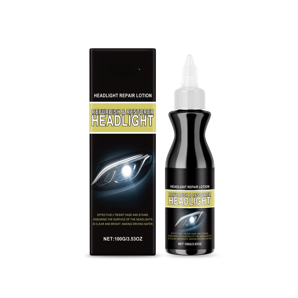 Car Headlight Care Cream, Car Lamp Scratch Care Repair Polishing Refurbishment Gloss Care Agent