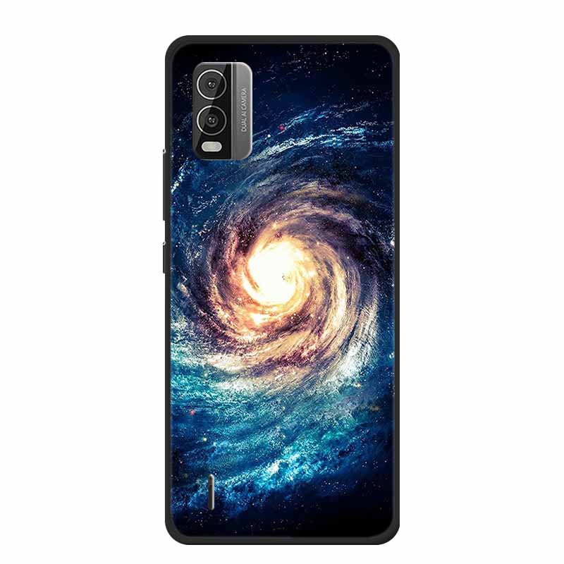 Для Nokia C110 C210 C300 Чехол Мягкий черный Силиконовый Бампер TPU Телефон Волк Кот Цветок ЧехолS Для C110 210 300 Ударопрочный Бампер TPU