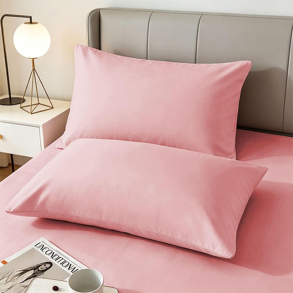 Waterproof Japanese Pillowcase, Anti-Oil & Sweat, Prevents Yellowing, 48x74cm, Universal for All Seasons, Pair.
