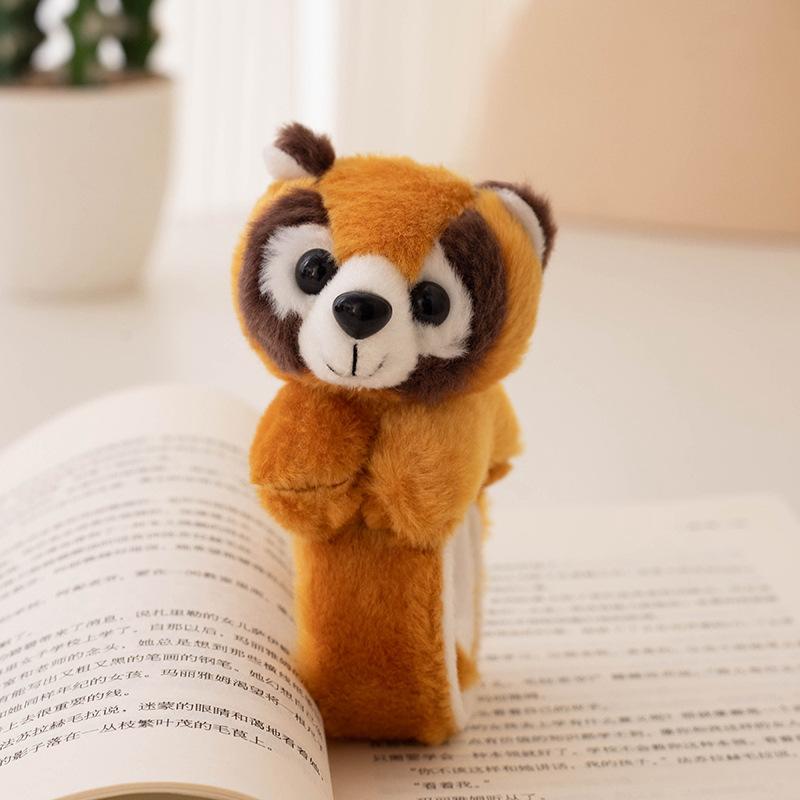 Мягкая игрушка в виде лесного животного, тигра, кольцо-защелка, креативный браслет, детские аксессуары на запястье, подарок в виде зоопарка