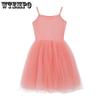 Летнее платье-майка для девочек Детское сетчатое платье Платье принцессы для девочек Детское платье-жилет