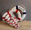 Welcome Aboard Cloth Life Ring Navy Accent Nautical Decor New Lifebuoy Decoration High Quality Home Party Decor