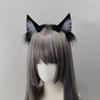 Мультяшная плюшевая повязка на голову с кошачьими ушками для женщин и девочек, повязка для волос в стиле косплея, забавная, милая, обруч для волос в стиле Лолиты, креативные аксессуары для волос, подарки