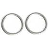 2Pcs Car Dashboard Air Vent Outlet Cover Ring Trim For Mercedes-Benz GL X166 2013-2015 For ML W166 2012-2015 For B Class W246