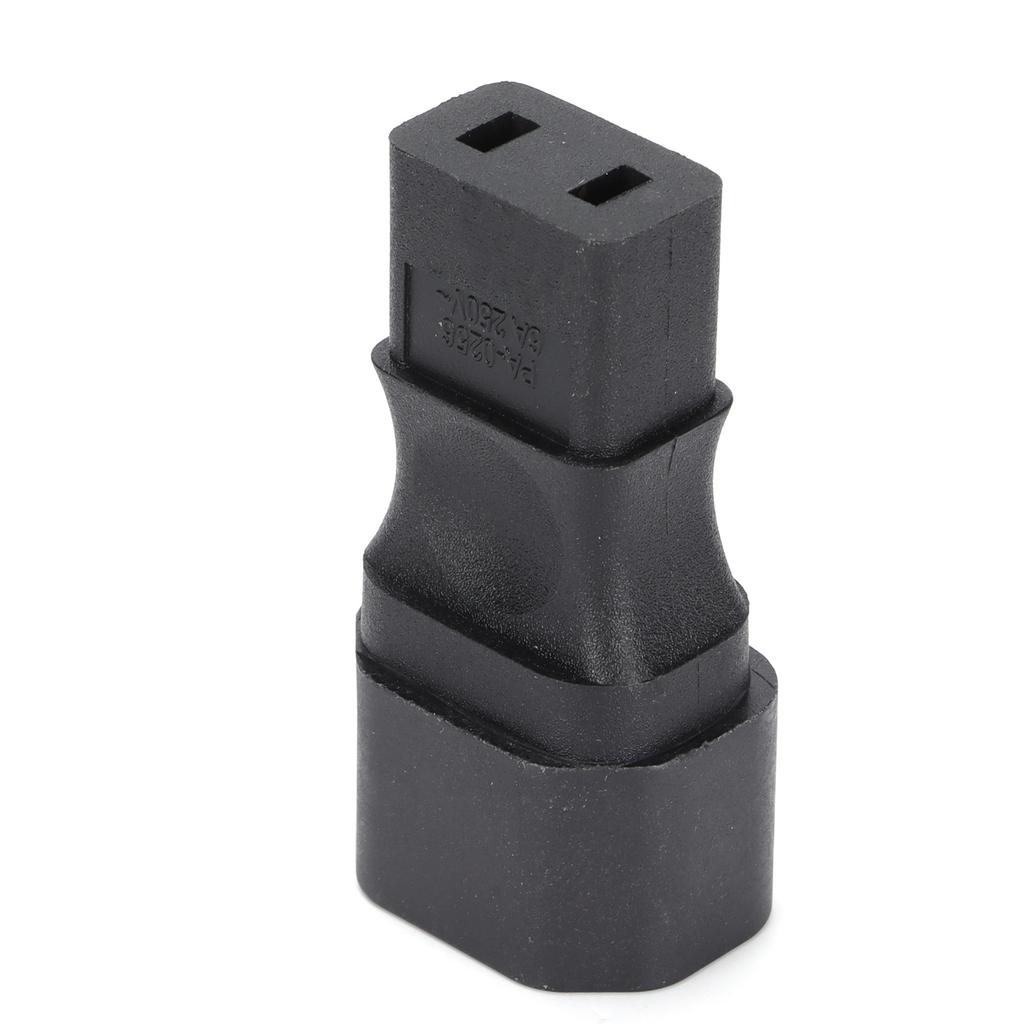 Power Adapter Male To IEC Female Durable Long Life Converter Plug for AC Output 6A 250V