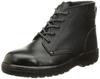 Industrial Boots Polyurethane Double Sole Safety Shoes Black [Angel]