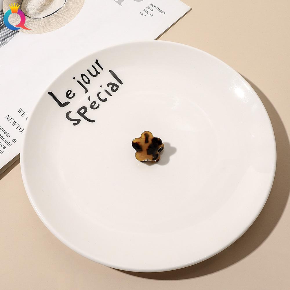 Винтажные женские заколки-крабы для волос из ацетата, милые маленькие заколки-крабы в форме цветка, заколки-бабочки для волос для девочек, аксессуары для волос, новая заколка для волос