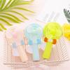 Cute Cartoon Handheld Fan Mini Pocket Fan Summer Cooling Fan Manual Press Fan  Kids