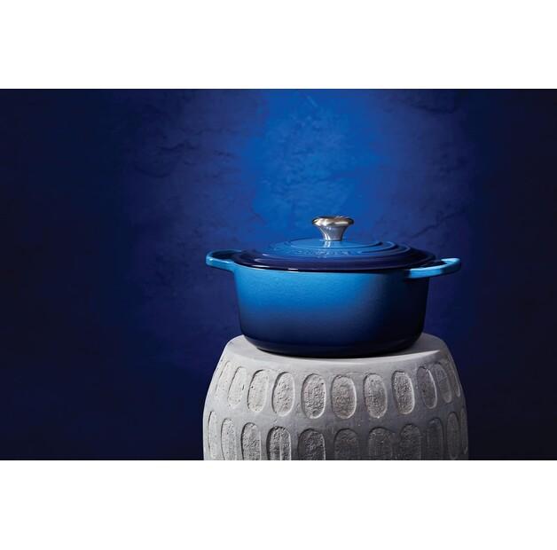 Cast Iron Roaster Le Creuset Signature Round 26 Cm Azure 5.3 L (21177262202430)