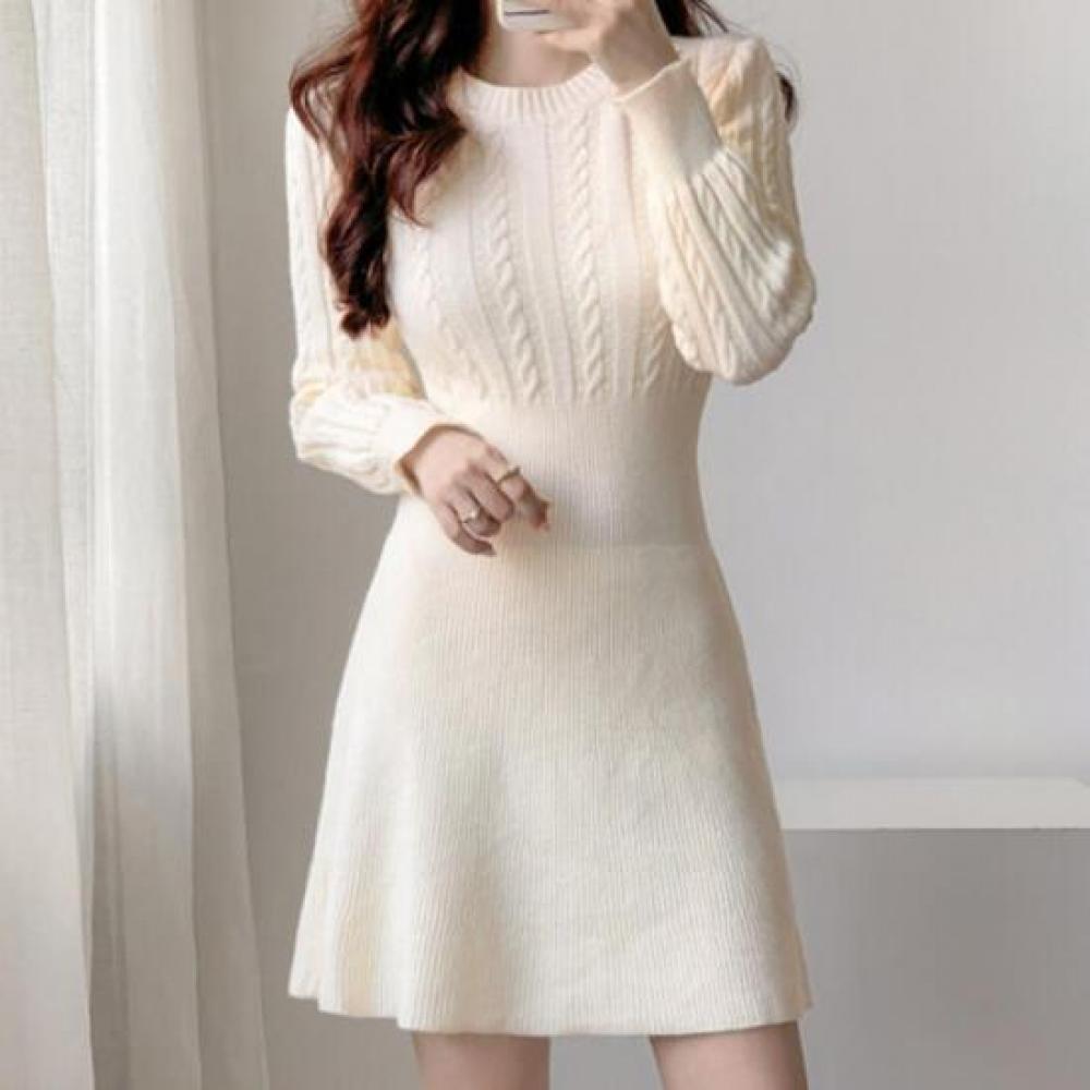 New ArrivalS Open Run Women S Cable Knit Slim Fit Winter Mini Sweater dreSS