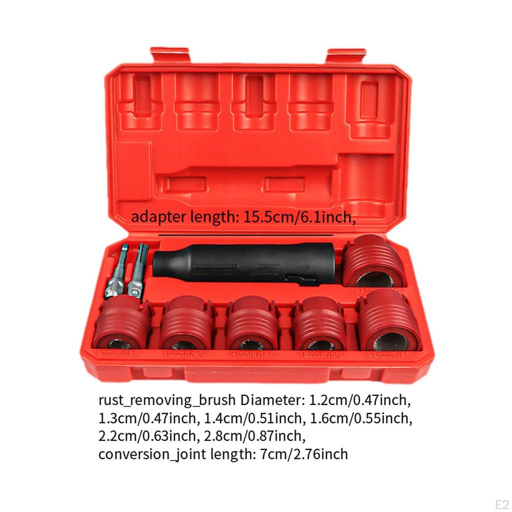 Набор инструментов для очистки автомобильных шпилек, очиститель ступиц колес, удаление ржавчины на шпильках