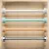 Telescopic Stainless Steel Curtain & Clothes Drying Rod (Punch-Free, Nail-Free)