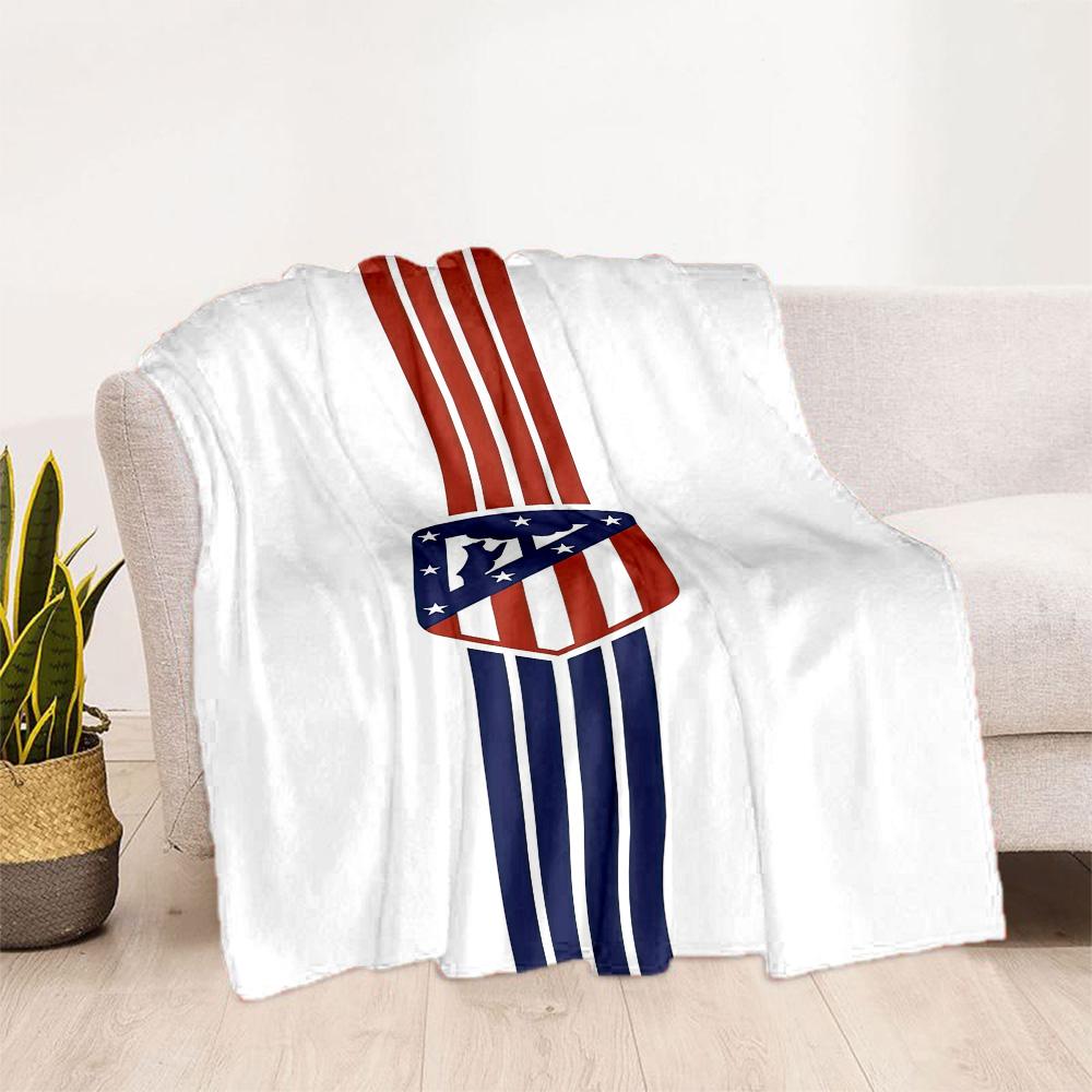 Atletico Madrid Blanket Soft Cozy Great For Sofa Picnics Bedding For All Seasons Modern Style Ideal Gift For Friends Family Couples Picnic