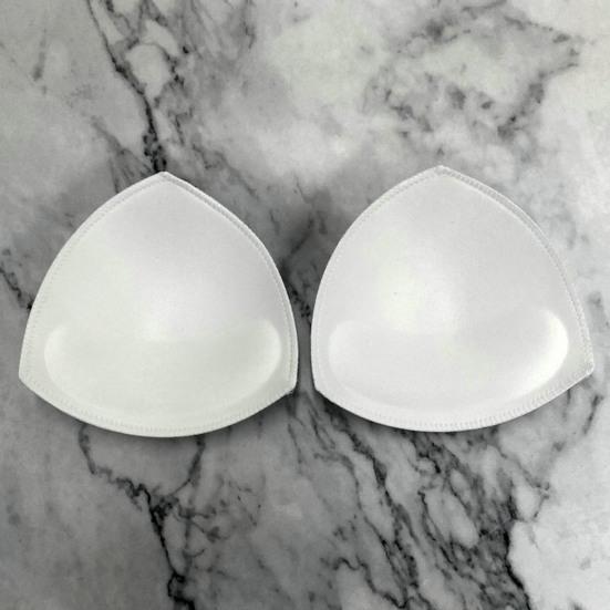 Bra Pad Insert Cup Inserts Removable Sewn Push Up Bra Triangle Breast Enhancer