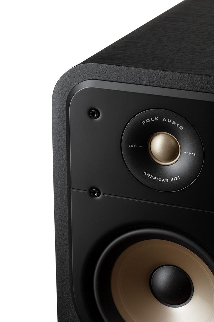 POLK AUDIO SIGNATURE ELITE ES20 Bookshelf Speaker Black ES20BLK Set of (1 2)