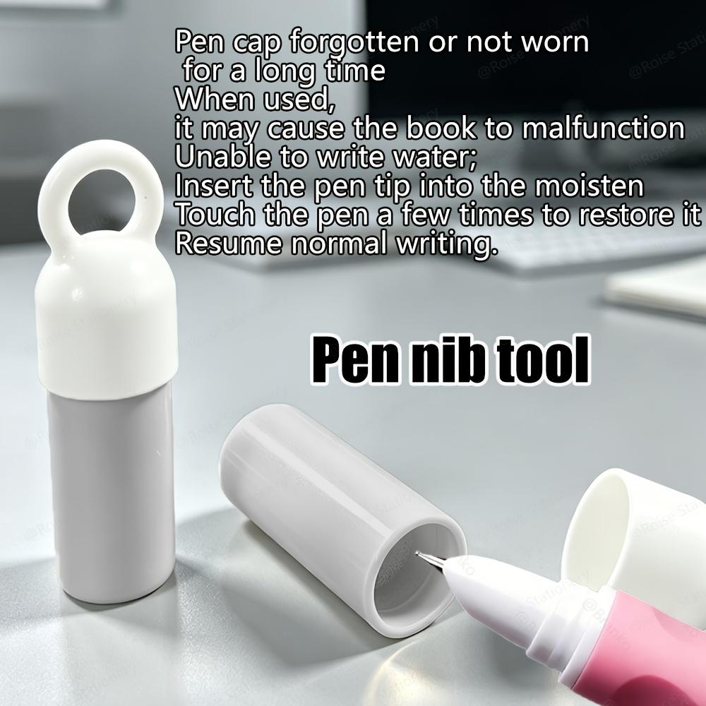 4Pcs Wet & Dry Fountain Pen Nib Tools, Repair Tips for Erasable Fountain Pens, Restore Smoothness, Portable