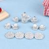 1Комплект 1:12 миниатюрных фарфоровых керамических чашек для кукольного домика, набор столовых приборов, кухонный чайник для кукольного домика, игрушки своими руками