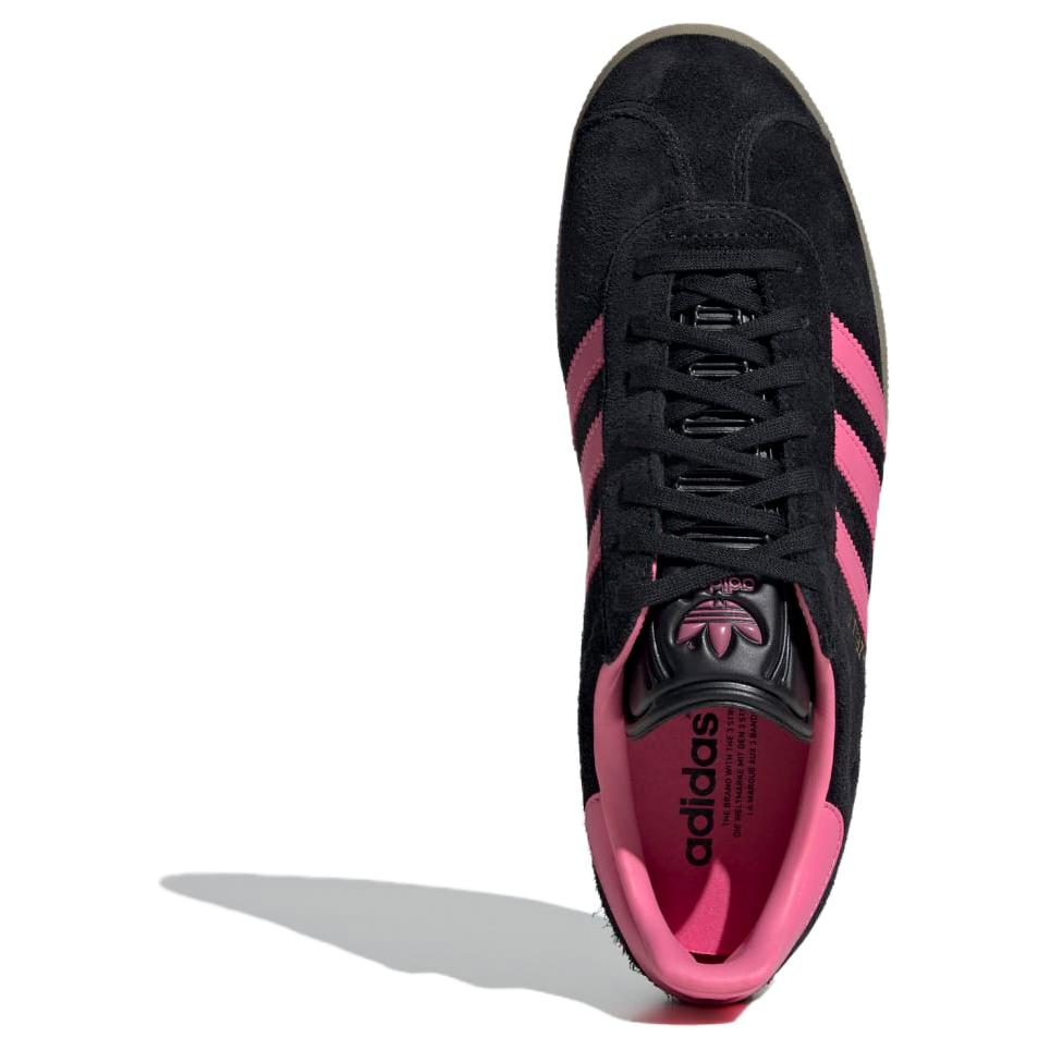 adidas Оригинальные Gazelle Удобные Легкие Низкие Кроссовки Унисекс Кроссовки Черный Розовый JH5667
