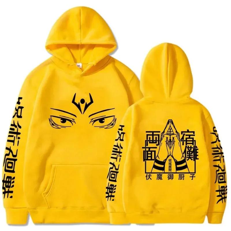 Anime Jujutsu Kaisen Hoodie Men Ryomen Sukuna