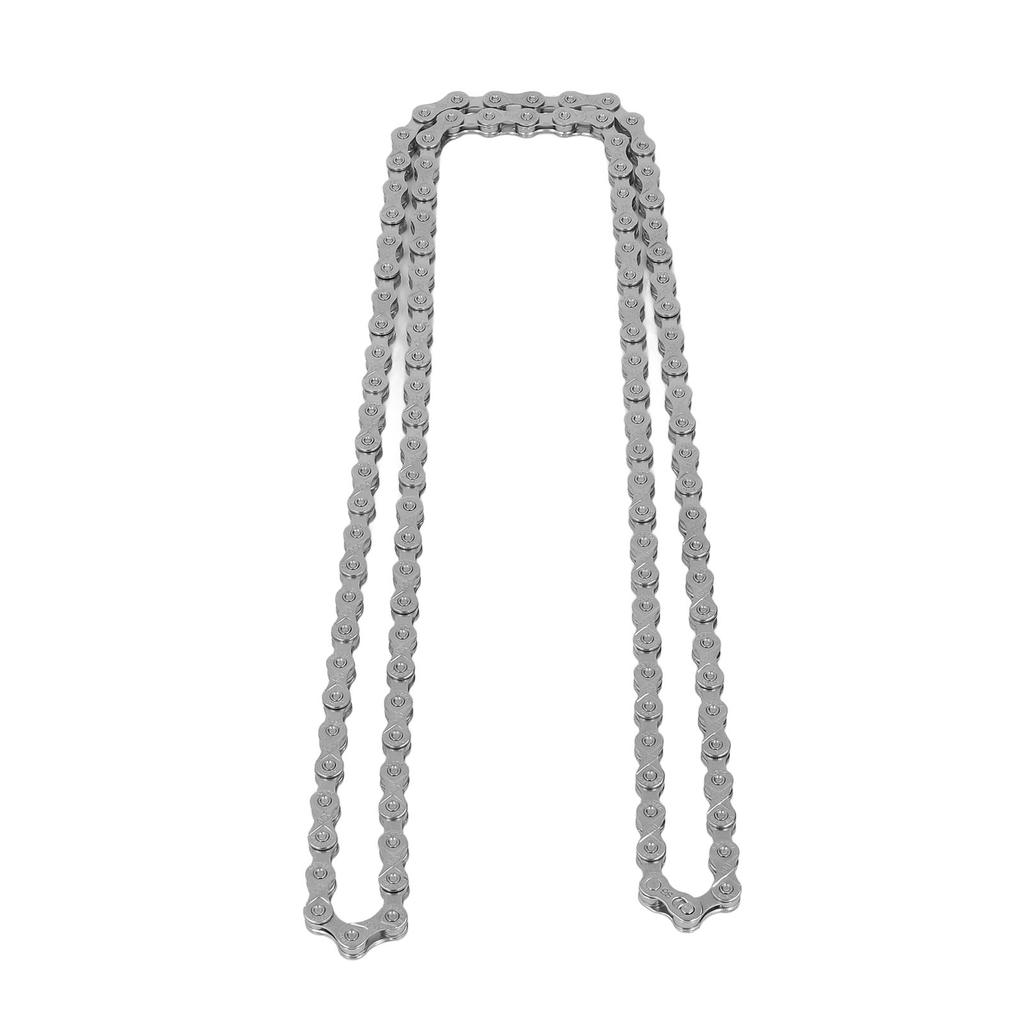 9 Speed Bike Chain Silver Bicycle Chain Manganese Steel for Mountain Road Bike MTB Chains Part