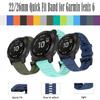 Ремешок QuickFit для Garmin Fenix 8 7 6 5 47мм 7x 6x 5x 51MM Водонепроницаемый и влагостойкий спортивный ремешок для часов для 22мм 26мм QuickFit