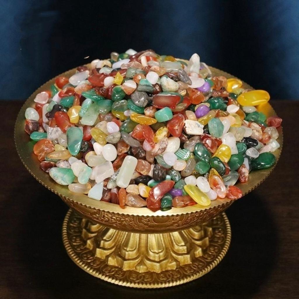 Кристаллы 7 Чакр - Коллекция исцеляющих камней для медитации, подношений на алтарь, создания мандал и декора аквариума