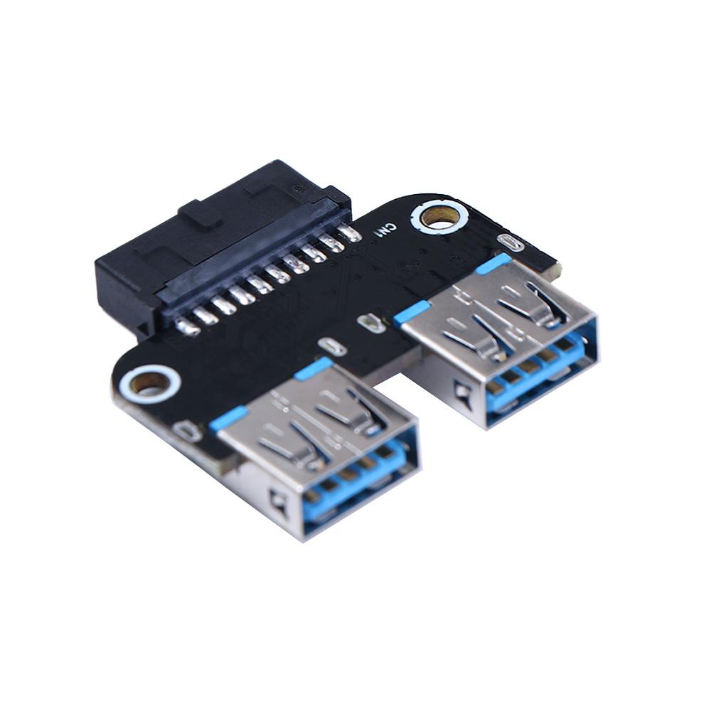 for Computer 19 20 Pin Female USB 3.0 A Female Motherboard  Converter Motherboard Adapter Adapter Converter Motherboard Adapter