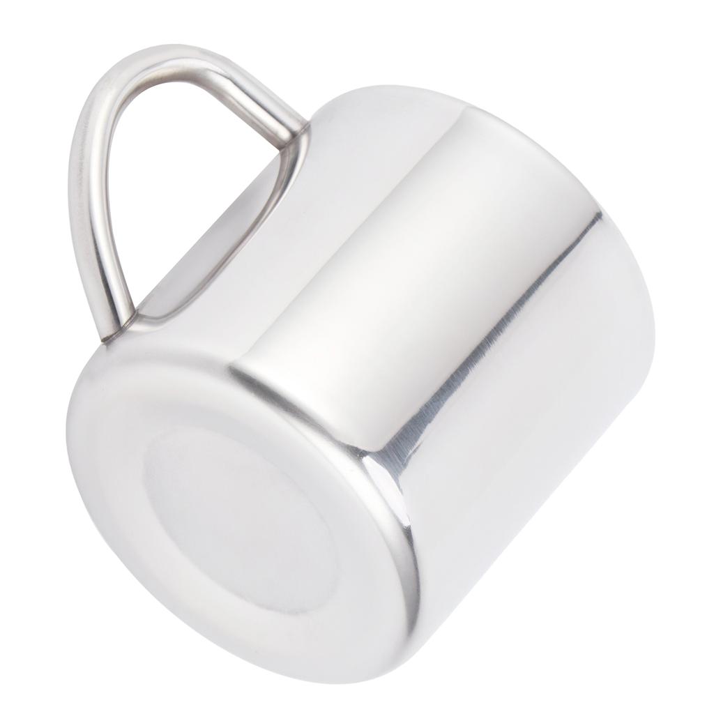 Tea Milk Cup 304 Stainless Steel AntiScalding Water Mug Home Office Drinkware with Handgrip