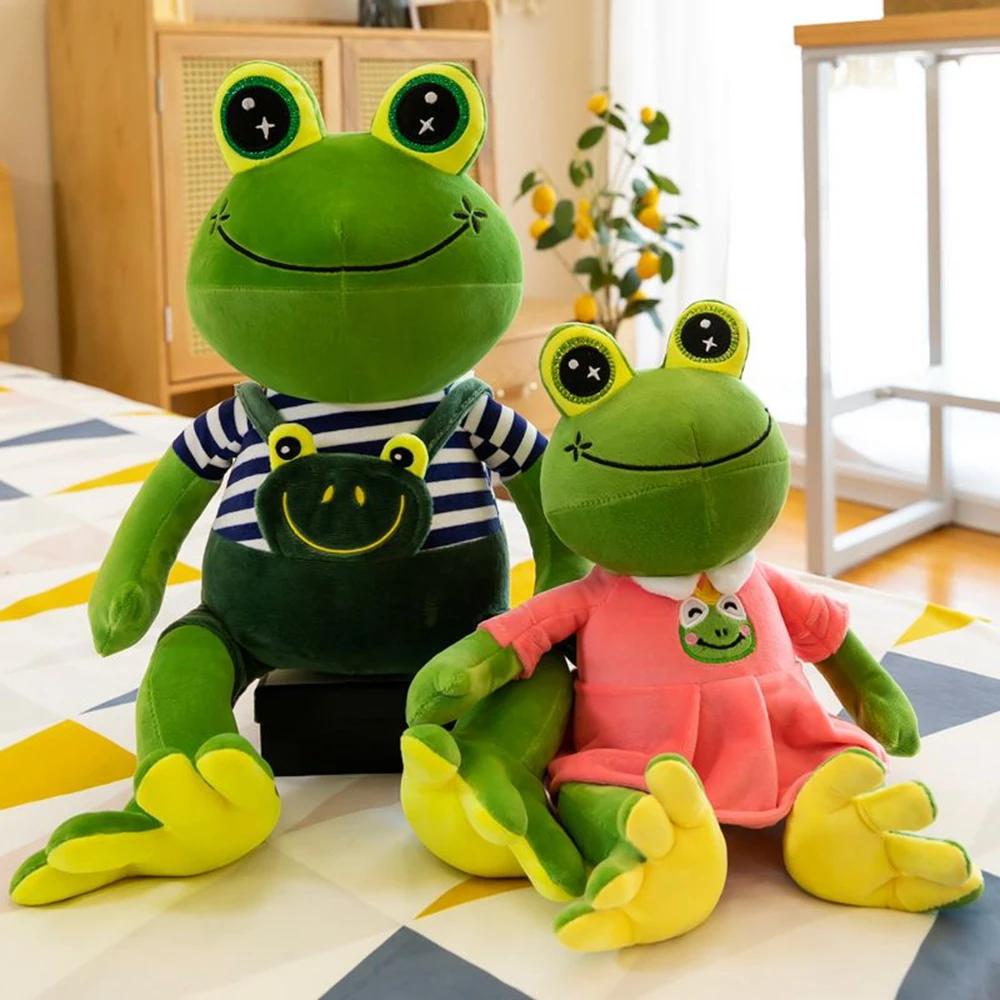 30/40/50cm Couples Frog Plush Toy Soft Cotton Filled Animal Doll PP Cotton Filled Suitable for Children and Adults Gift